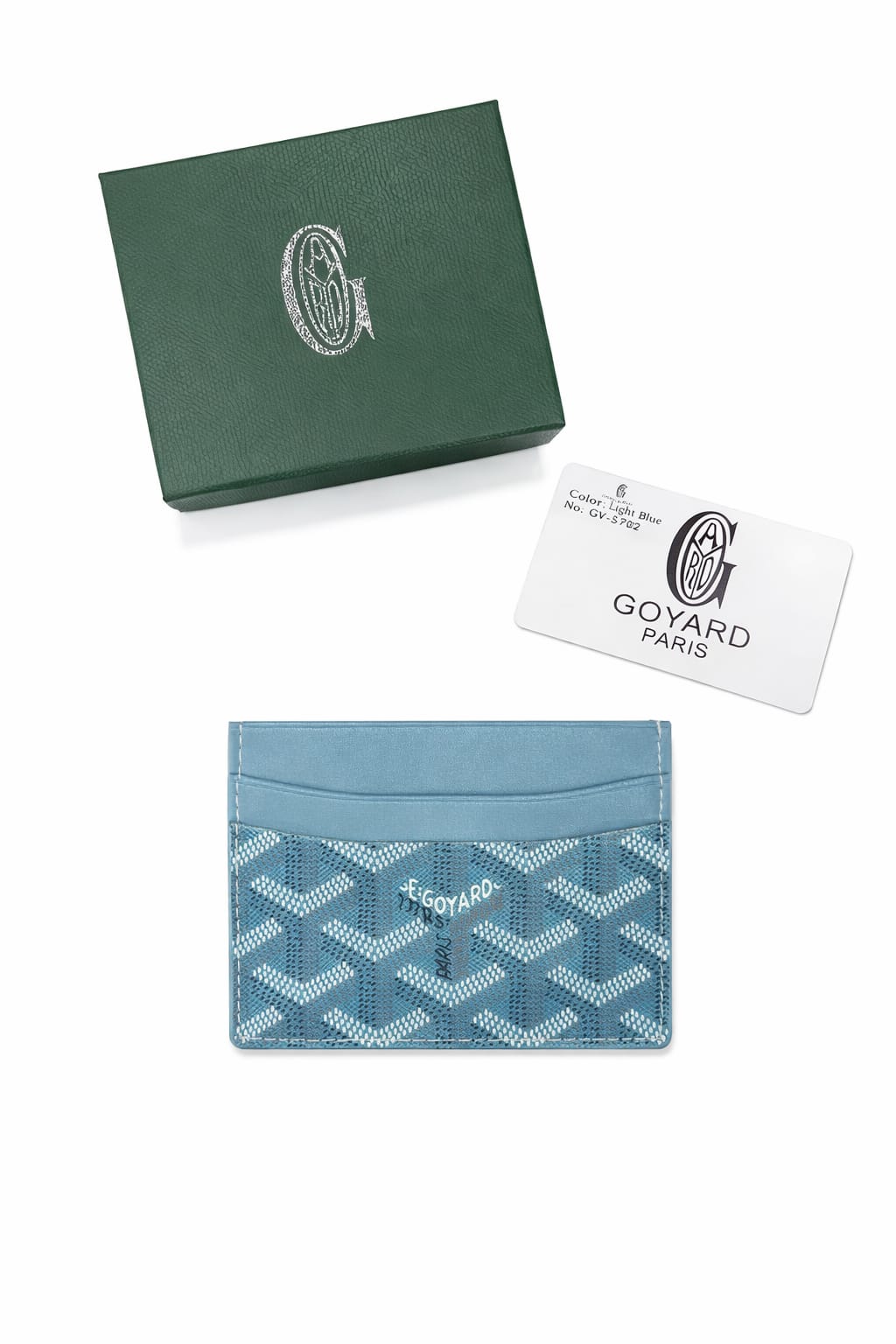 Goyard babyblue cardholder