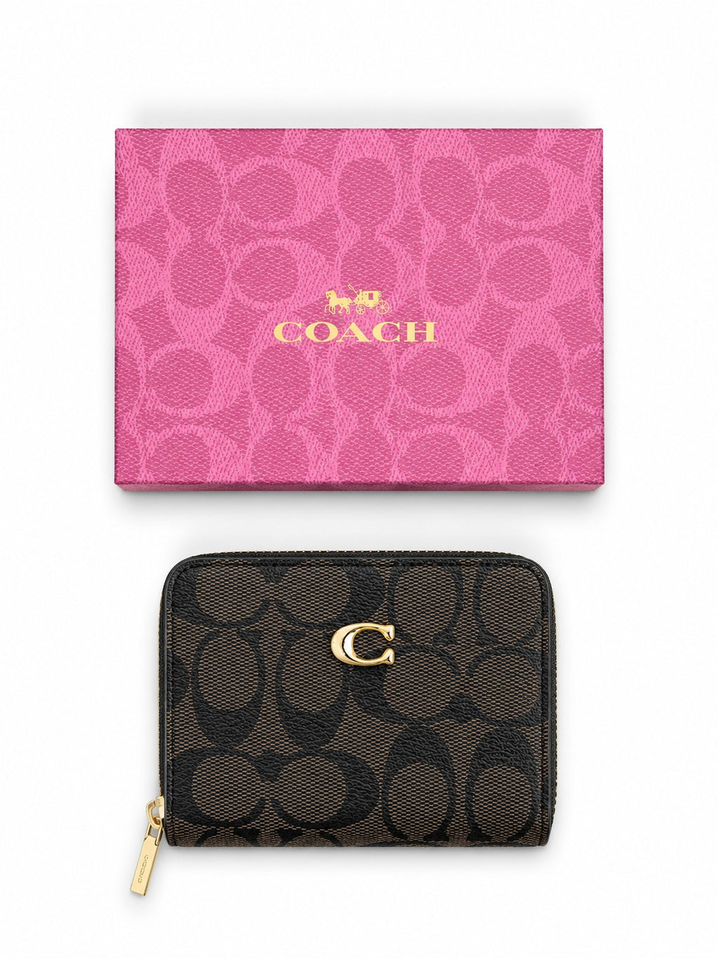 Dark brown mini purse