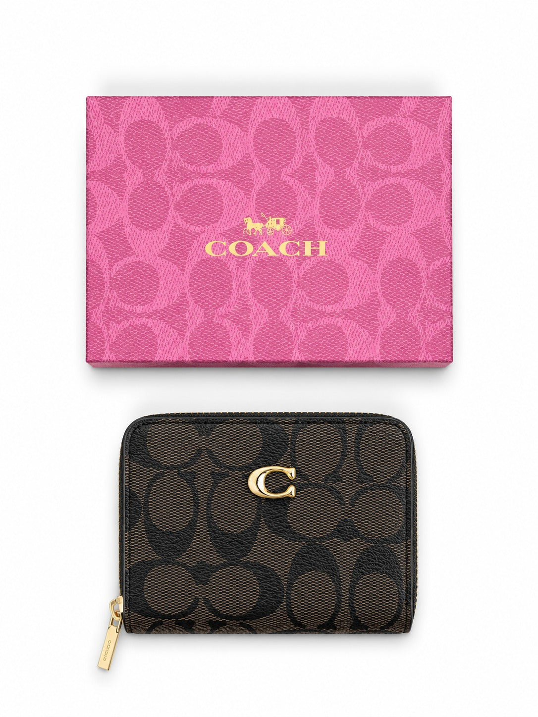 Dark brown mini purse
