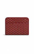 Burgundy clutch
