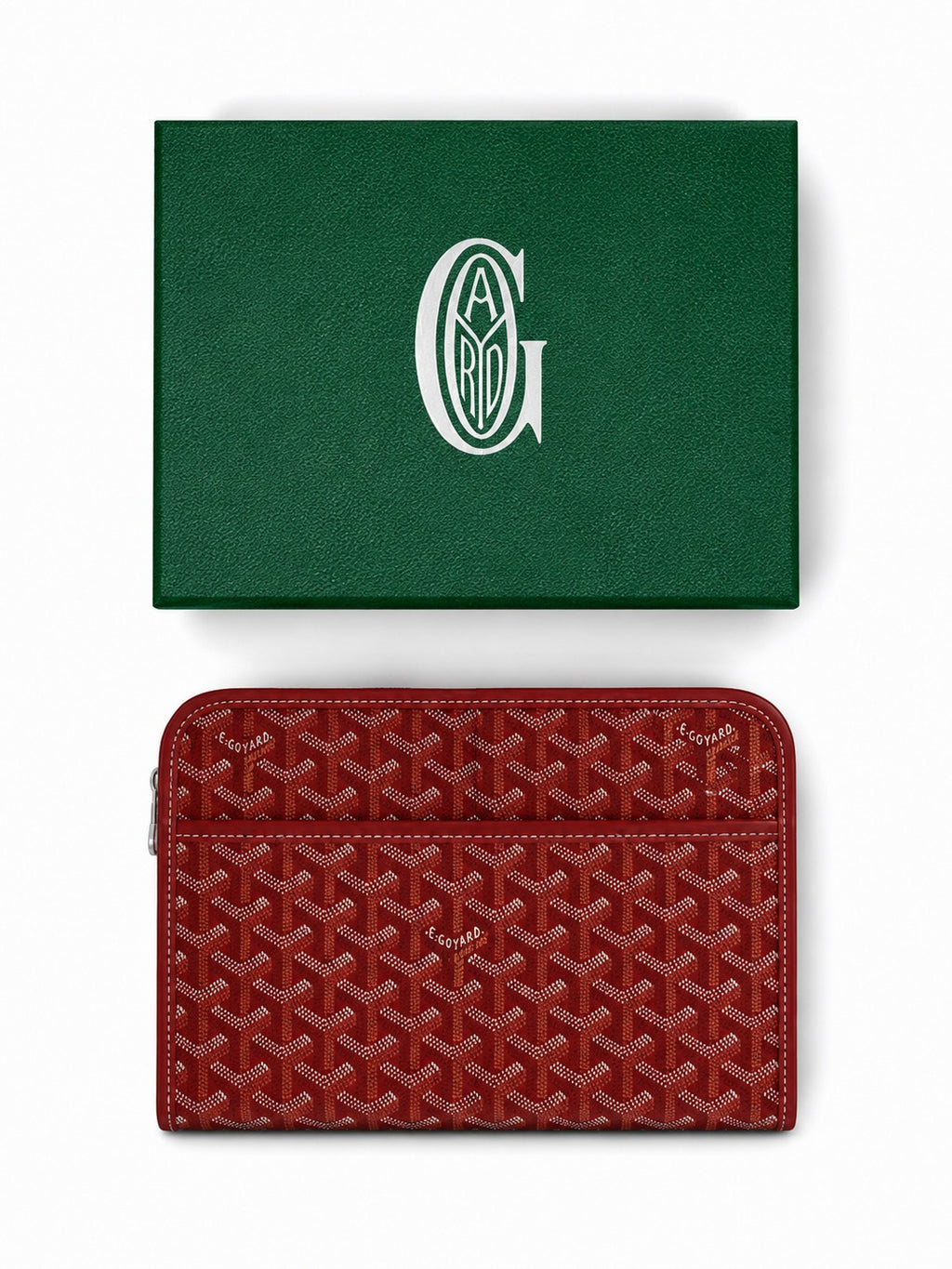 Burgundy clutch
