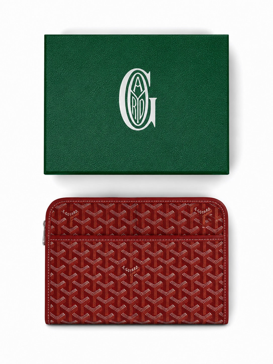 Burgundy clutch