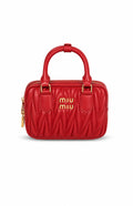 Red handbag