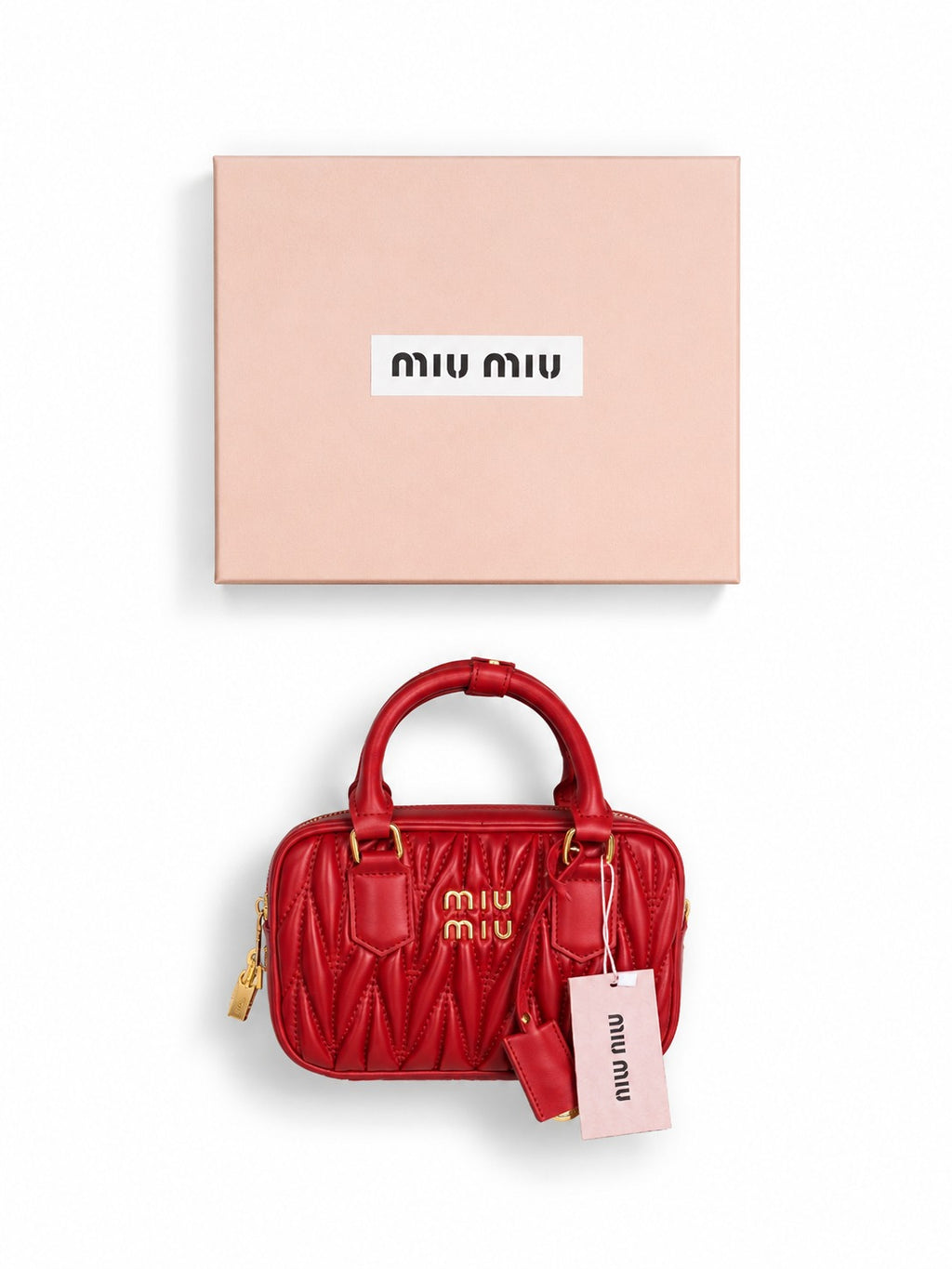 Red handbag