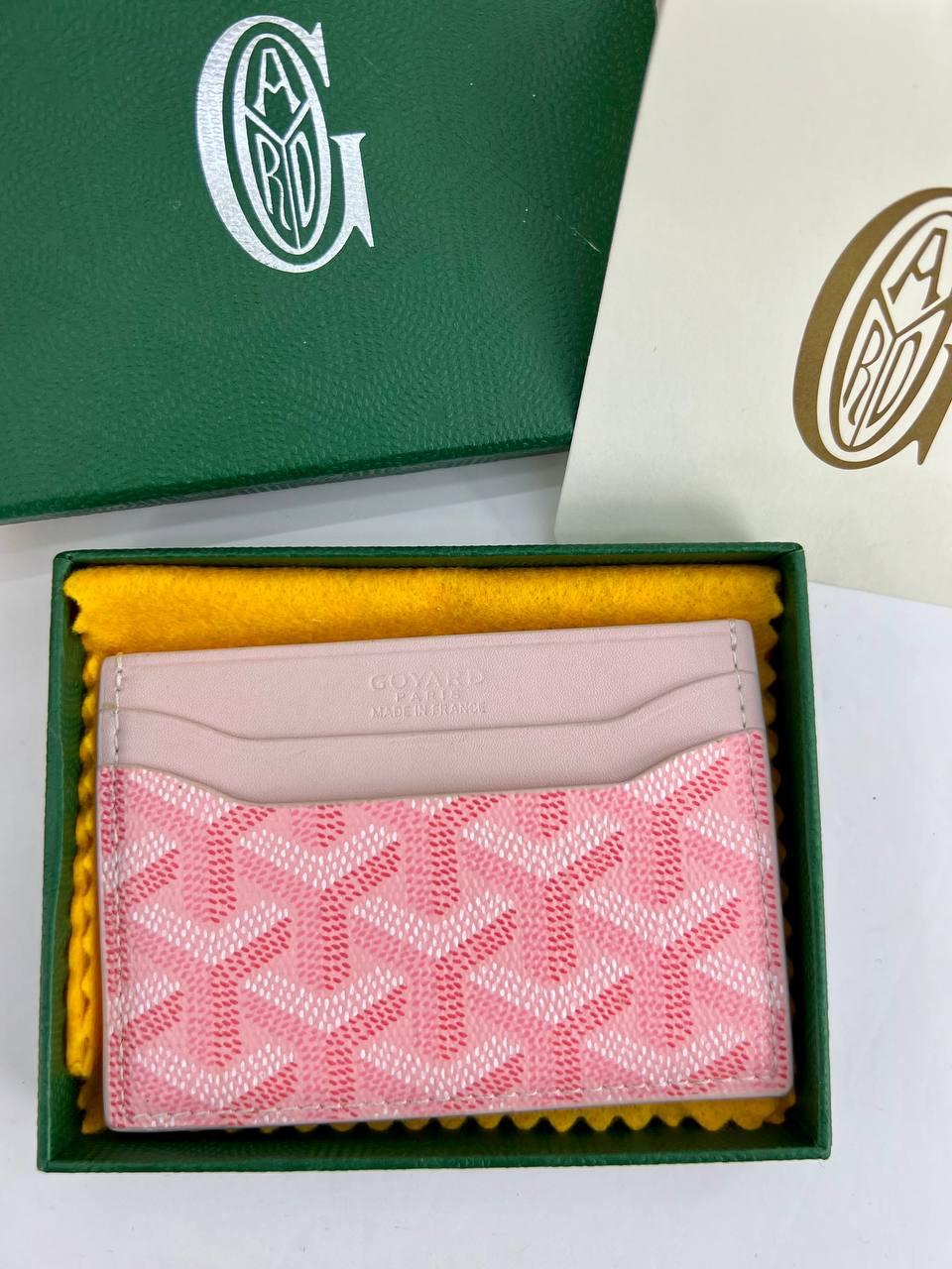 mirror pink cardholder