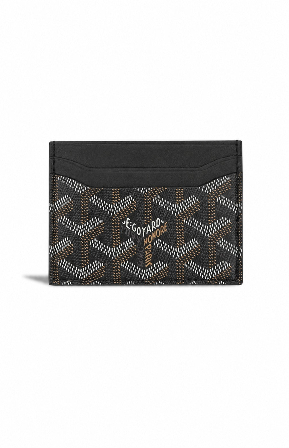 mirror black cardholder