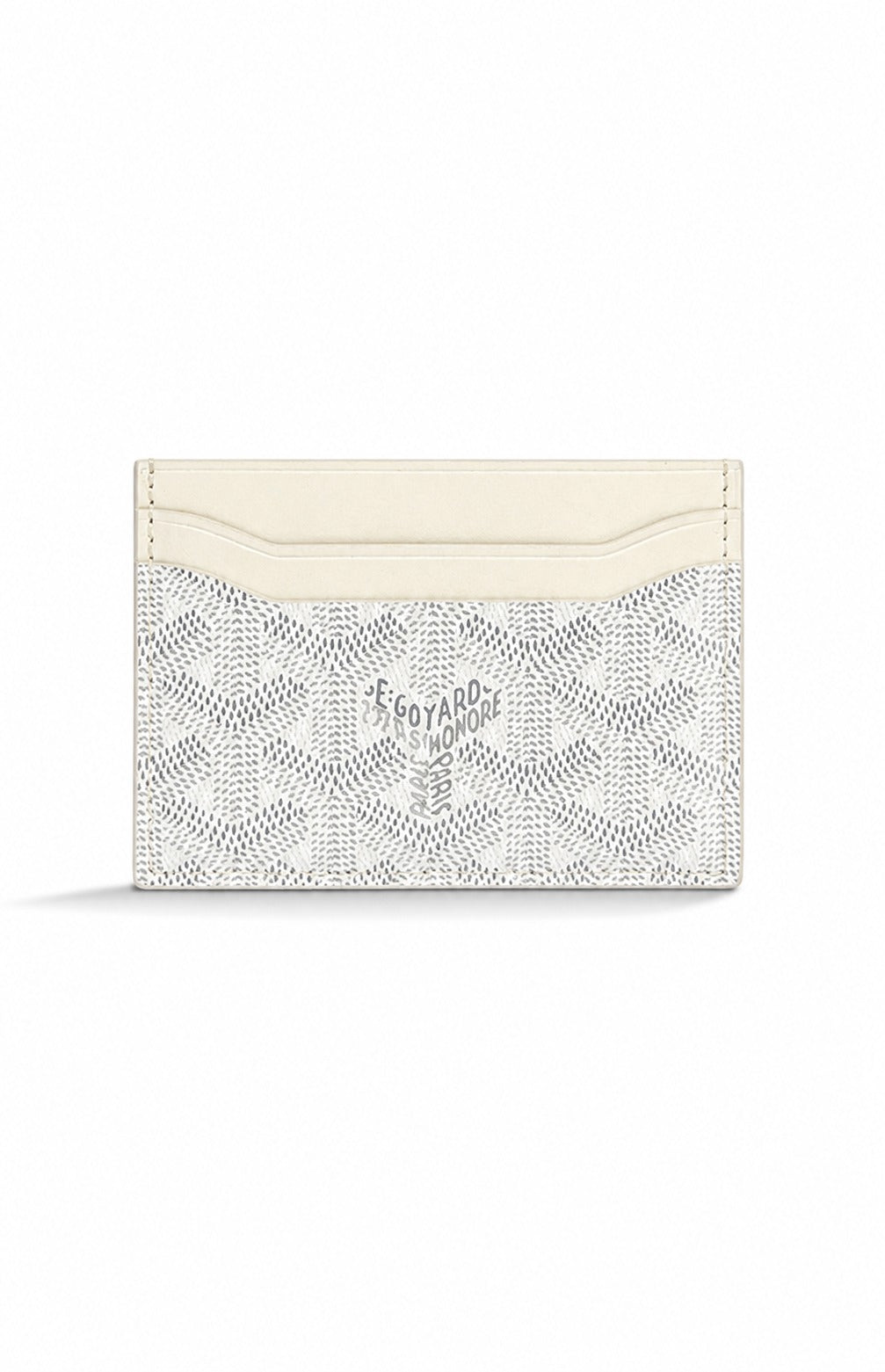mirror white cardholder
