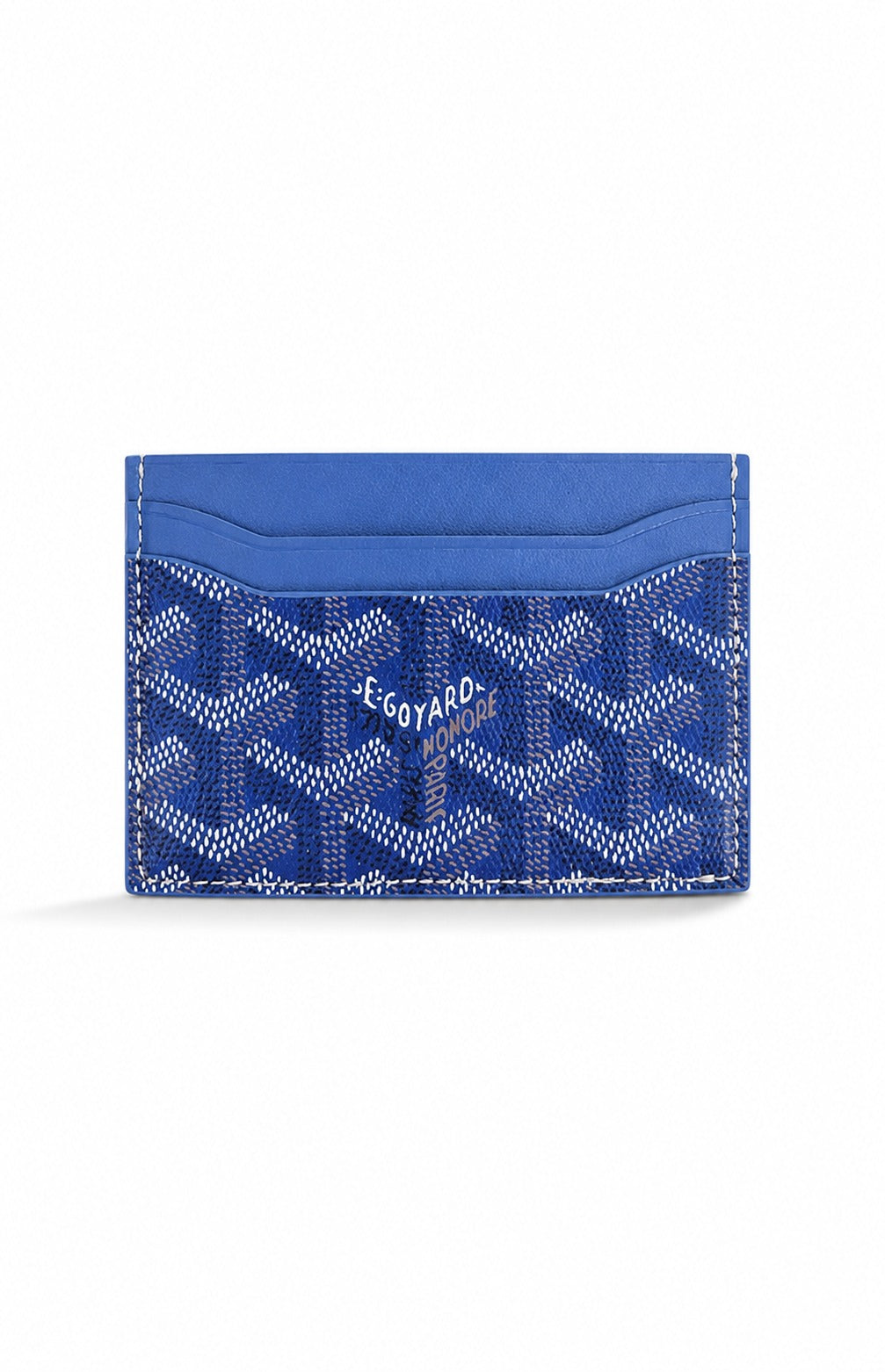 mirror blue cardholder